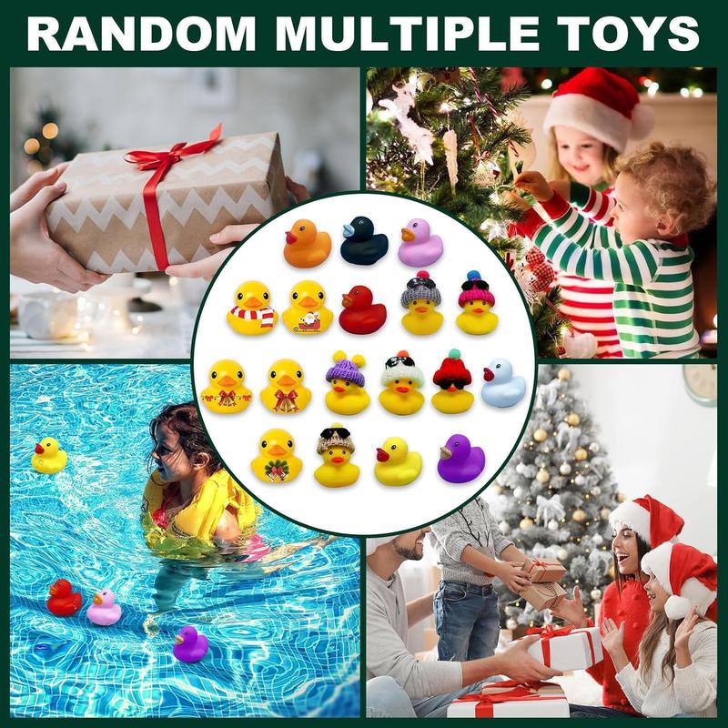 Christmas Blind Box, 1 Box Random Mini Duck Design Blind Box, Party Gift Set for Friends, Party Favors for Christmas, Party  Christmas Tree  Supplies, Christmas Advent Calendar