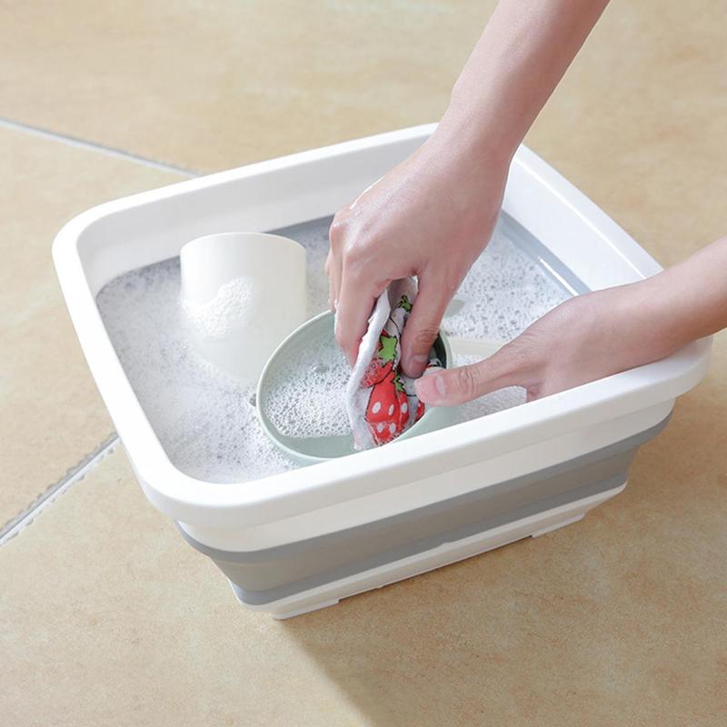 Foldable Wash Tub, Portable Foot Bath, Household Bathroom Supplies for Home Outdoor Camping