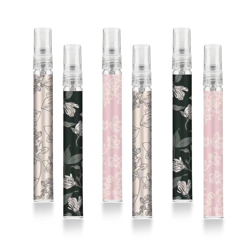 6 Pcs Portable Travel Refillable Perfume Atomizer Bottle,10ml Perfume Atomiser Bottles,Fragrance Spray Bottle, Scent Pump Case for Women and Men