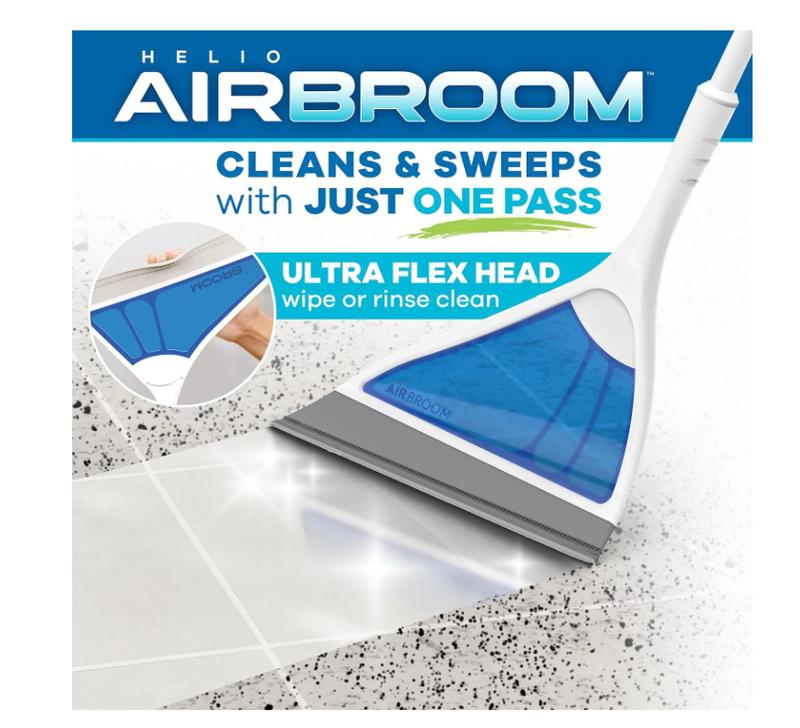 Air Broom - All Surface Lightweight Silicone Broom for Indoor Cleaning Pet