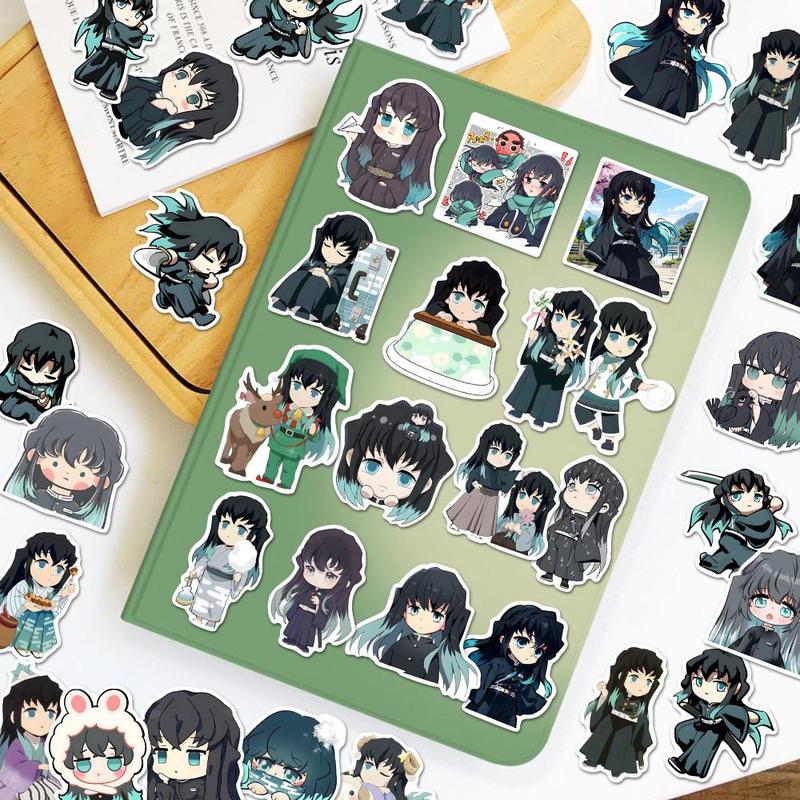 Anime Character Series Sticker, 54pcs pack Waterproof Self Adhesive Decor Paper, Decor Sticker for Gift Greeting Card Water Bottle Laptop Phone