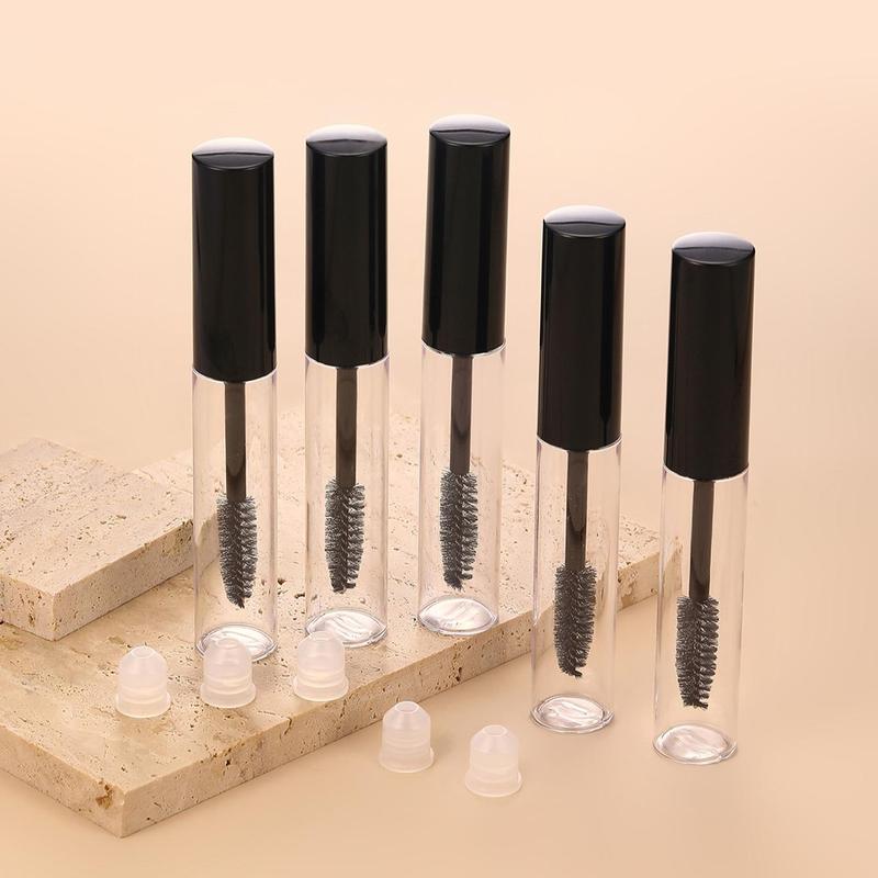 10ml Empty Eyelash Brush Tubes, 5pcs Travel Eyelash Growth Serum Bottles, Portable Makeup Bottles For Women