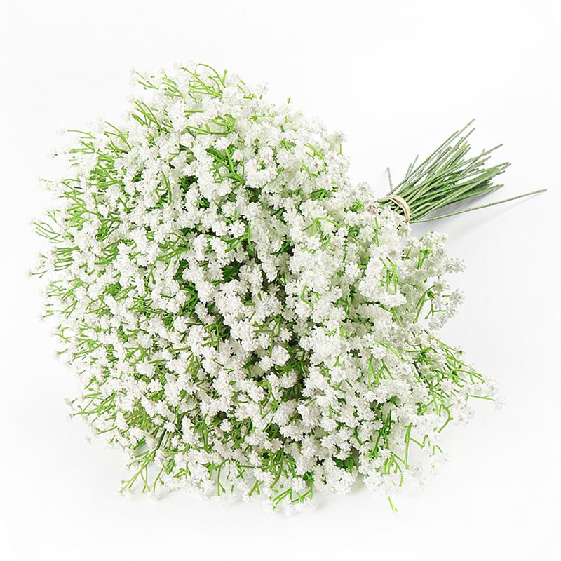 DEEMEI Artificial Baby Breath Bouquets Gypsophila Flowers Real Touch Faux Baby‘s Breath Flowers for Wedding Floral Arrangement Party Home Decoration