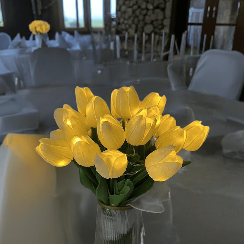 LED Tulips Flower Bouquet Decorative