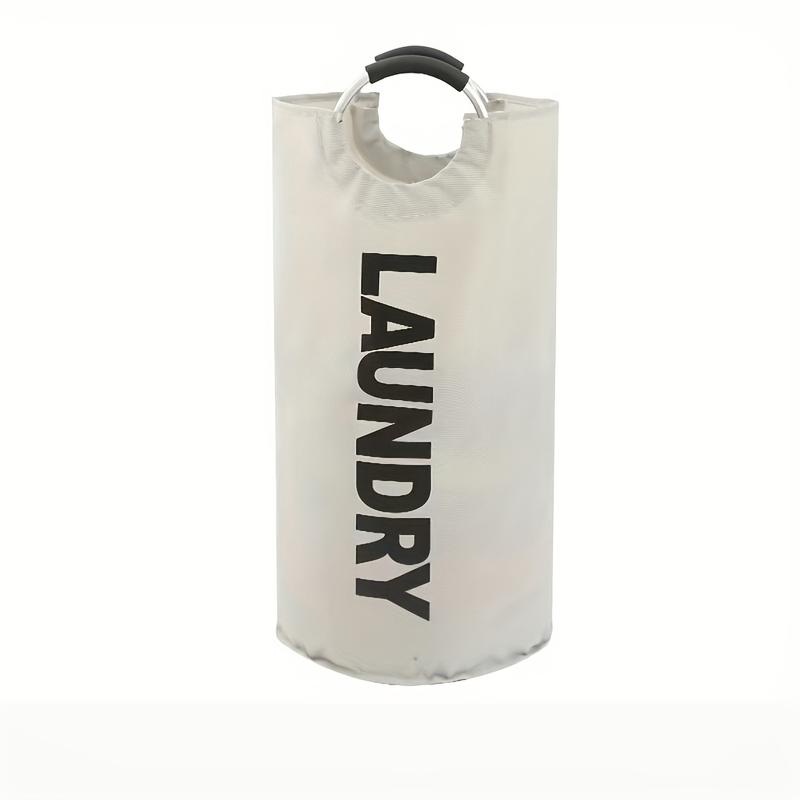 [FB&CM]90L Foldable Laundry Bag with Comfort Handle Folding Laundry Basket Dirty Clothes Storage Bucket Aluminum Cabinet