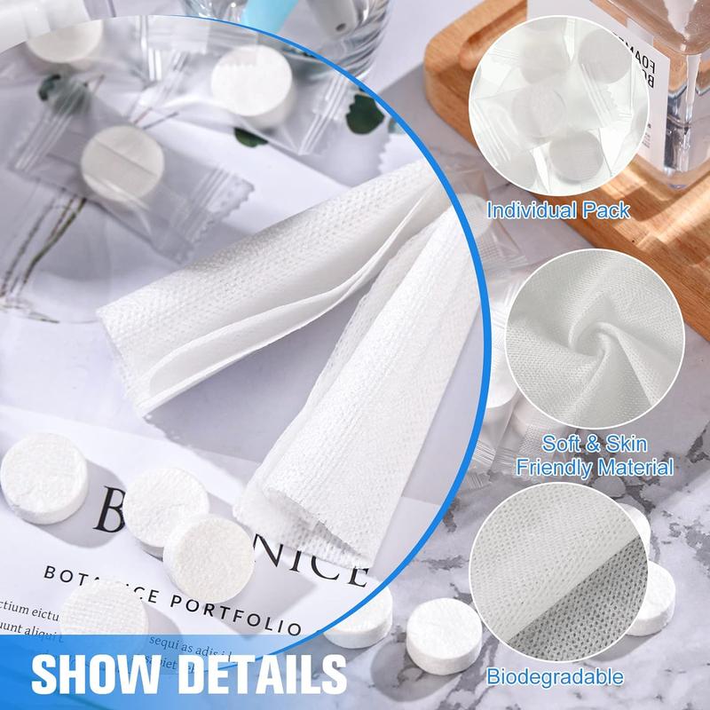 Portable Compressed Disposable Face Towels, Individual Packaged Face Towels, Compact & Convenient Bathroom Accessories, Hygienic Products, Travel Essentials, Camping Accessories, Dorm Essentials, Boyfriend Gift