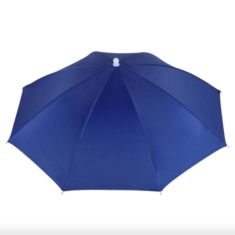 Portable Folding Umbrella Hat, Opening Diameter 69cm Sun & Rain Head Umbrella for Outdoor Sports Fishing, Gym Accessories