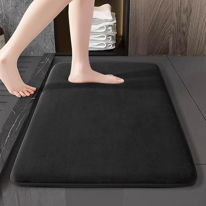 Curl Cozy Ultra Absorbent Memory Foam Rugs - Soft Velvet Bath Mats, Comfort in Any Room, Machine Washable bathroom rug