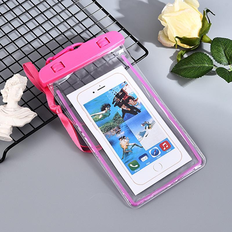 Waterproof Phone Bag, Clear PVC Air Bag Phone Cover, Cell Phone Storage Bag For Swimming, Pooltime, Watertoys, Beachtrip