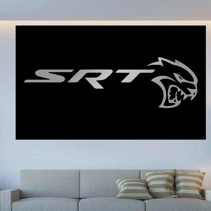 SRT 3x5ft Flag Banner Hellcat Garage Street Racing Car Man Cave  Tapestry Wall Decor